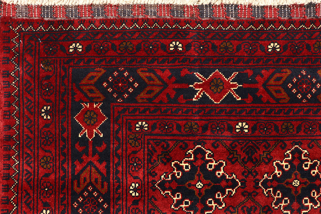 Dark Red Khal Mohammadi 6'  5" x 9'  7" - No. QA12242