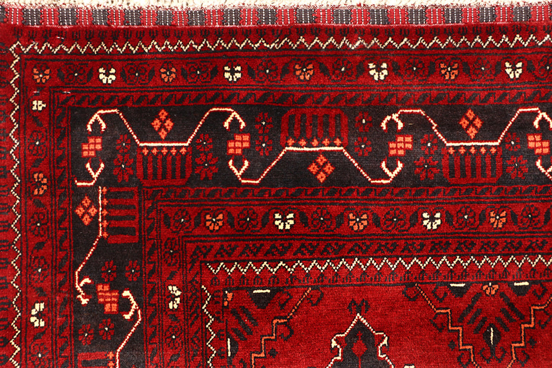 Dark Red Khal Mohammadi 6'  4" x 9'  7" - No. QA73400