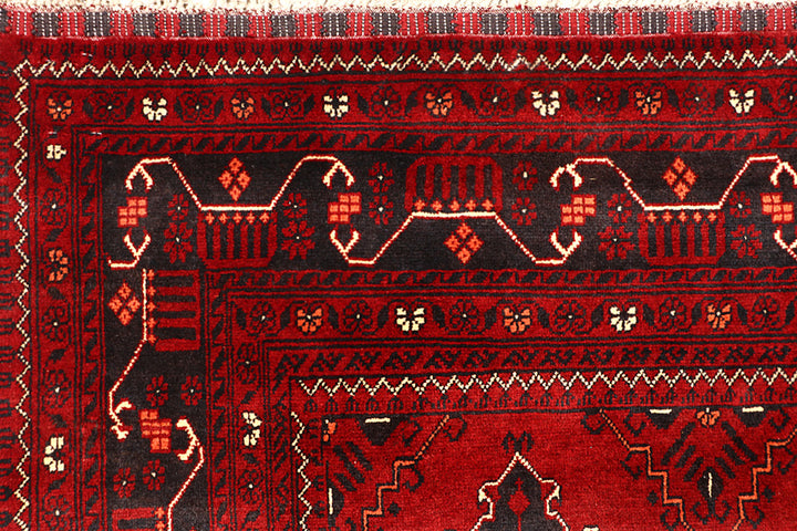 Dark Red Khal Mohammadi 6'  4" x 9'  7" - No. QA73400