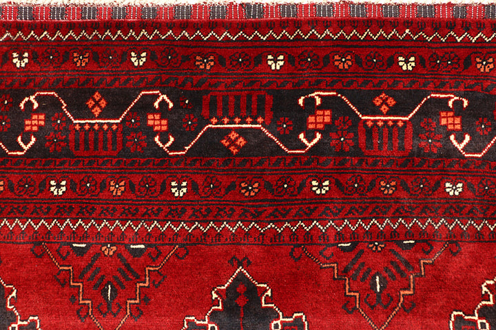 Dark Red Khal Mohammadi 6'  4" x 9'  7" - No. QA73400
