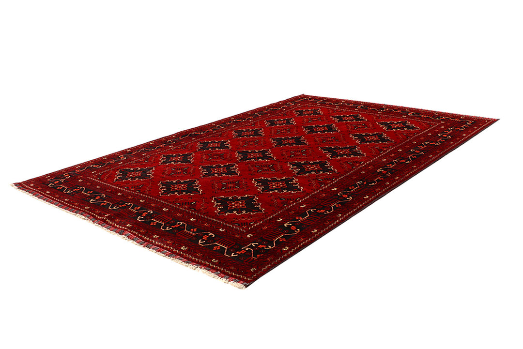 Dark Red Khal Mohammadi 6'  4" x 9'  7" - No. QA73400