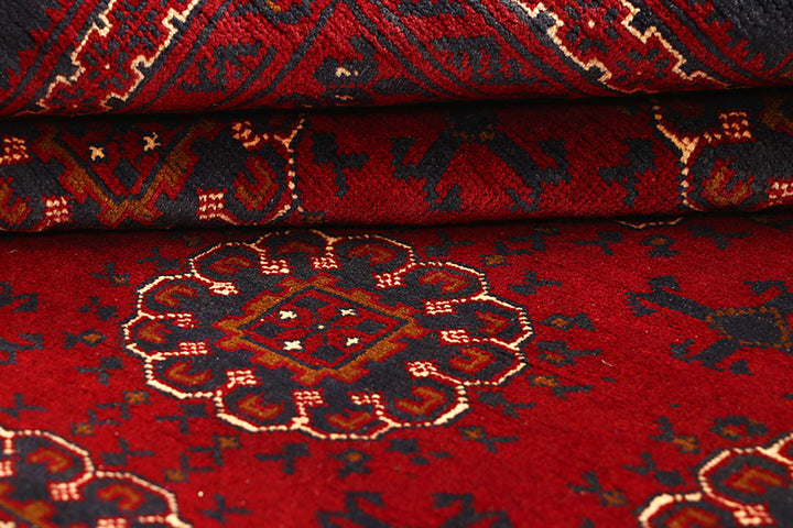 Dark Red Khal Mohammadi 6'  6" x 9'  7" - No. QA28406