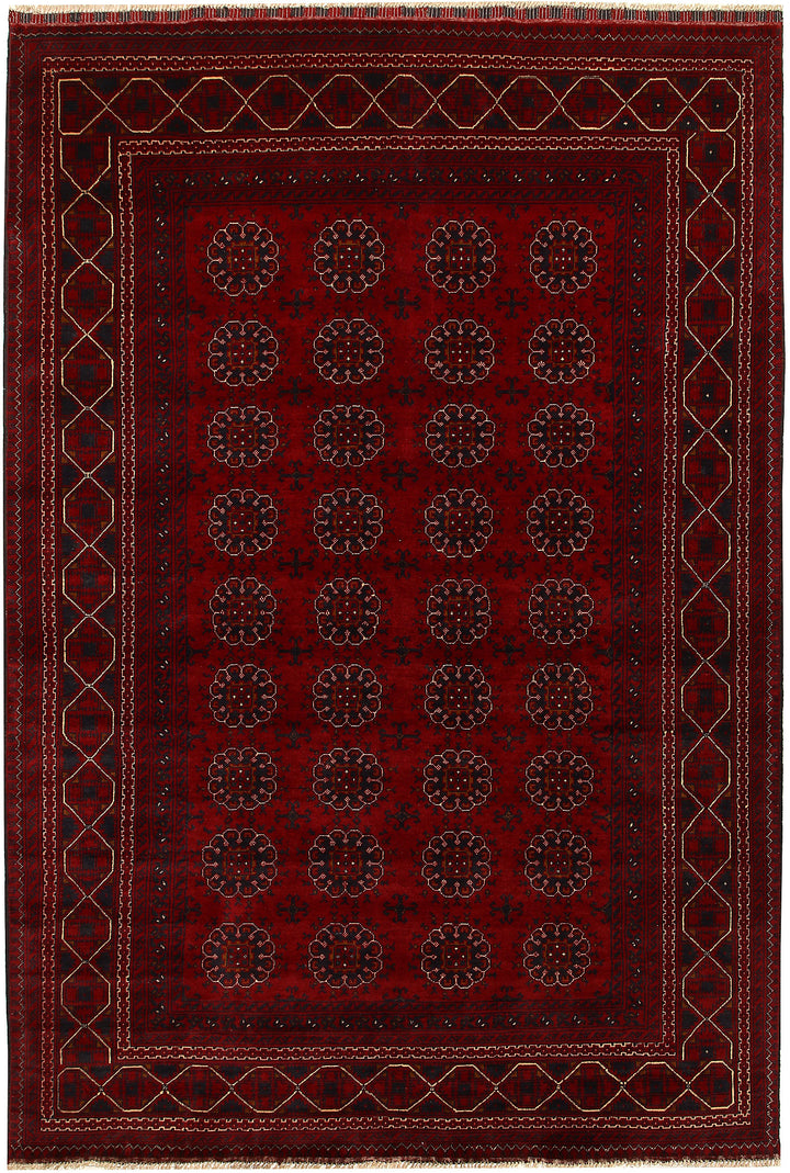 Maroon Khal Mohammadi 6'  5" x 9'  7" - No. QA88498