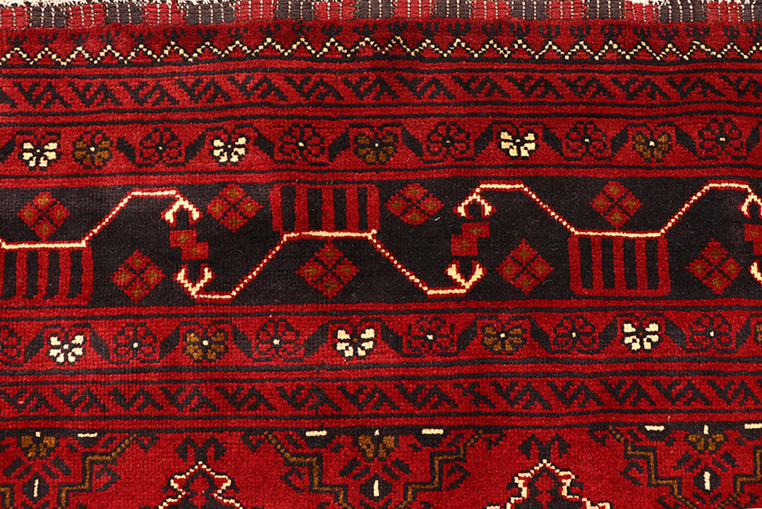 Dark Red Khal Mohammadi 6'  7" x 9'  7" - No. QA42992