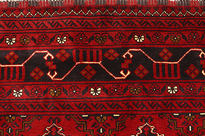 Dark Red Khal Mohammadi 6'  7" x 9'  7" - No. QA42992