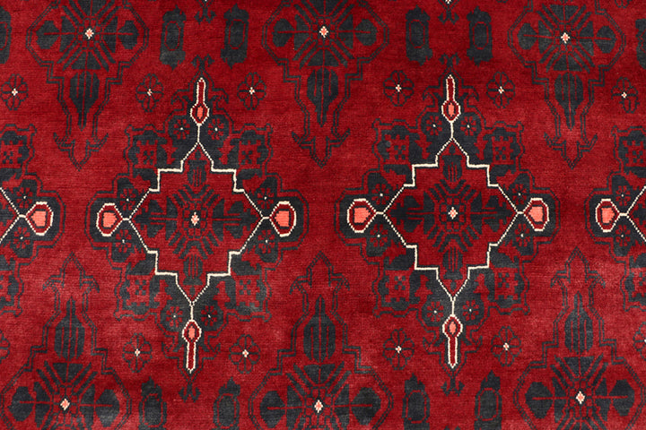 Dark Red Khal Mohammadi 6'  7" x 9'  3" - No. QA98786