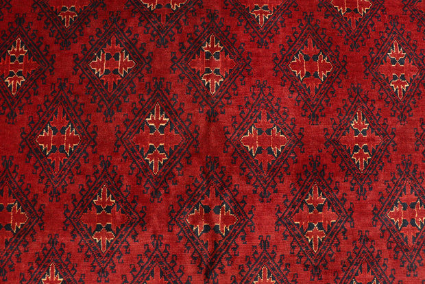 Dark Red Khal Mohammadi 6'  4" x 9'  8" - No. QA79302