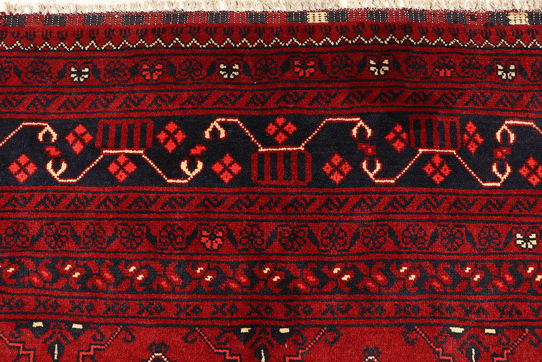 Dark Red Khal Mohammadi 6' 4 x 9' 4 - No. 69442