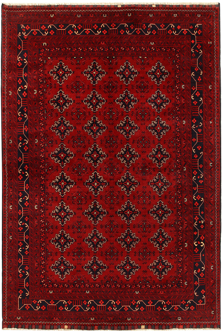 Dark Red Khal Mohammadi 6' 4 x 9' 4 - No. 69442
