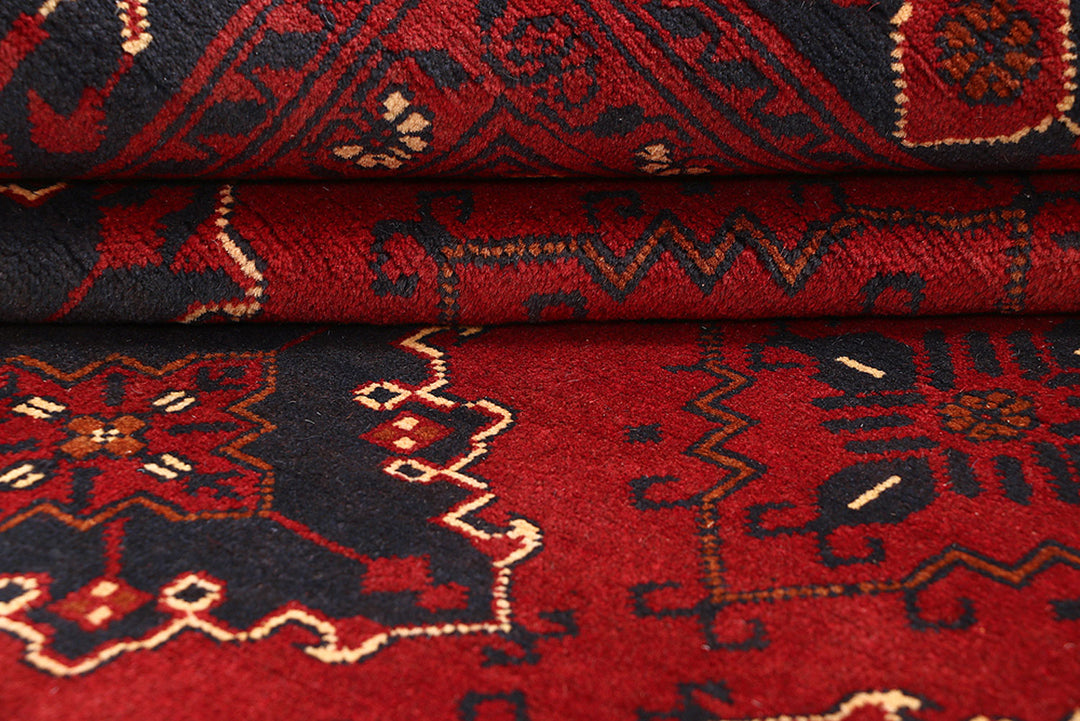 Dark Red Khal Mohammadi 6'  7" x 9'  8" - No. QA87482