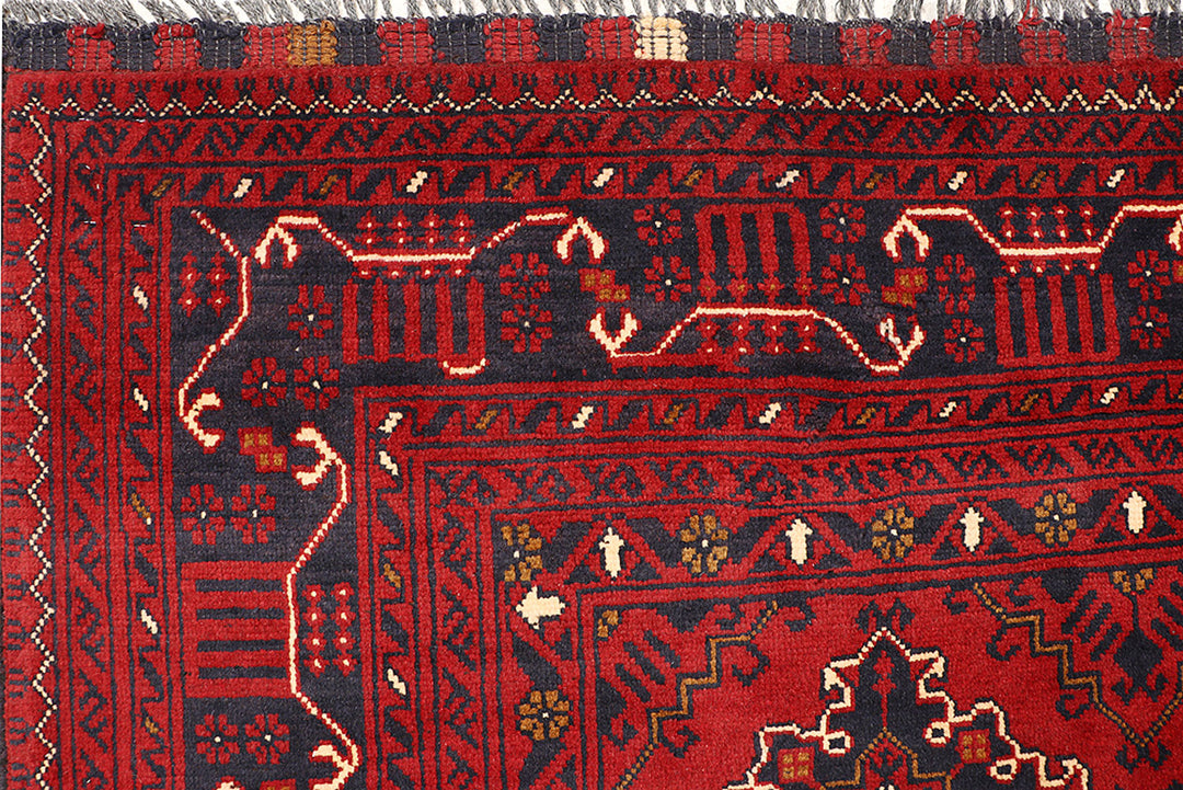 Dark Red Khal Mohammadi 6'  2" x 9'  1" - No. QA95229