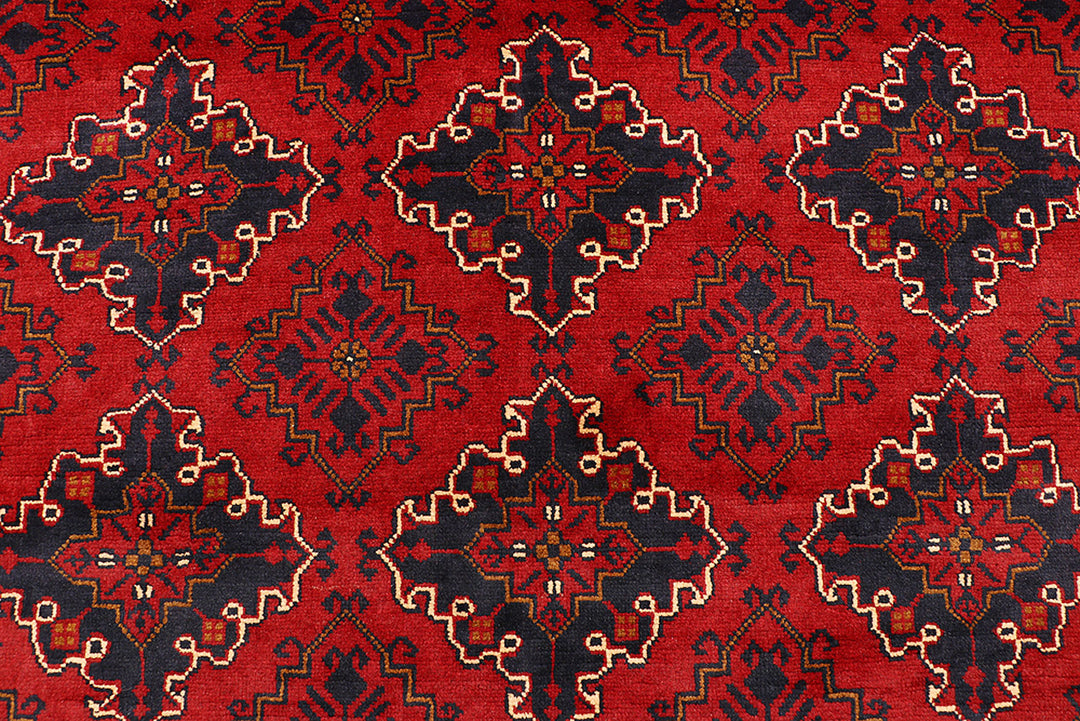 Dark Red Khal Mohammadi 6'  2" x 9'  1" - No. QA95229