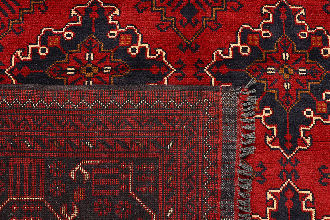 Dark Red Khal Mohammadi 6'  2" x 9'  1" - No. QA95229