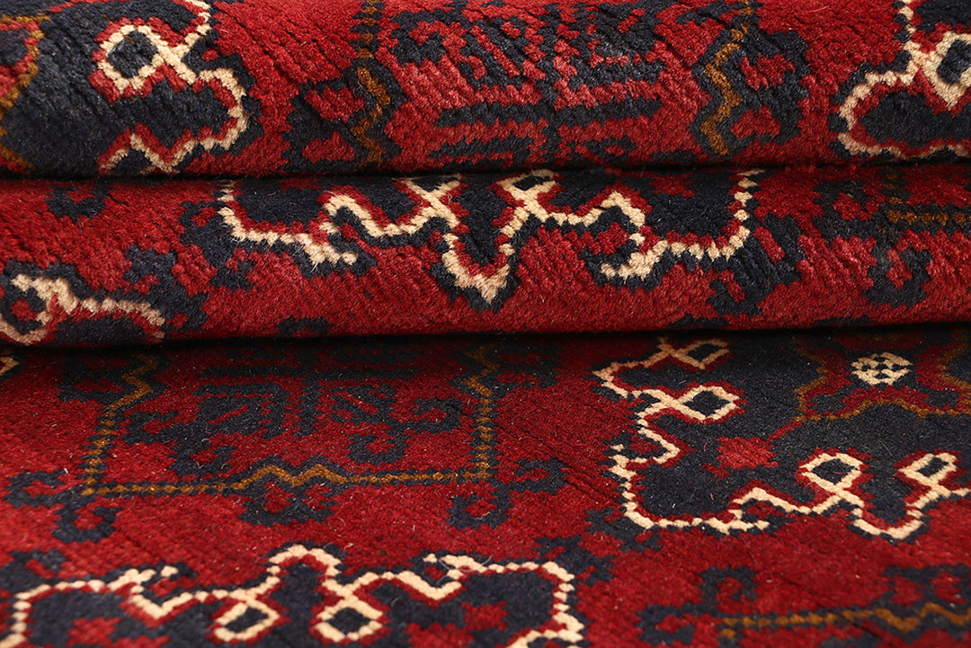 Dark Red Khal Mohammadi 6'  4" x 9'  6" - No. QA95593