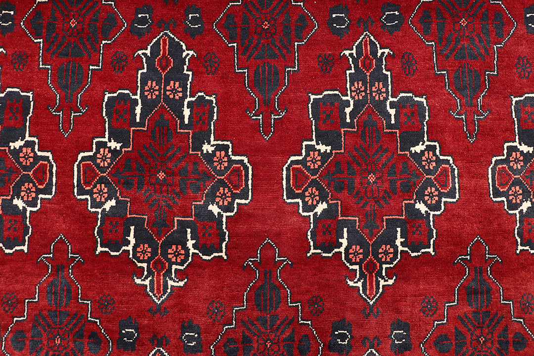 Dark Red Khal Mohammadi 6'  8" x 9'  3" - No. QA32348