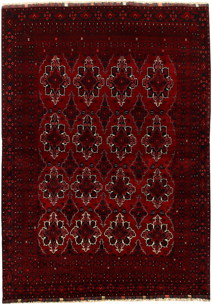 Dark Red Khal Mohammadi 6'  8" x 9'  3" - No. QA32348