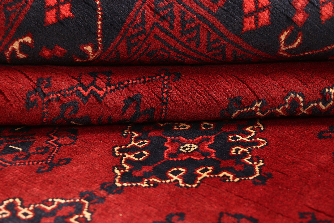 Dark Red Khal Mohammadi 6'  7" x 9'  6" - No. QA54891