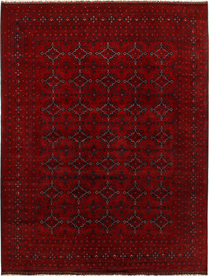Dark Red Khal Mohammadi 9'  9" x 12'  8" - No. QA11740
