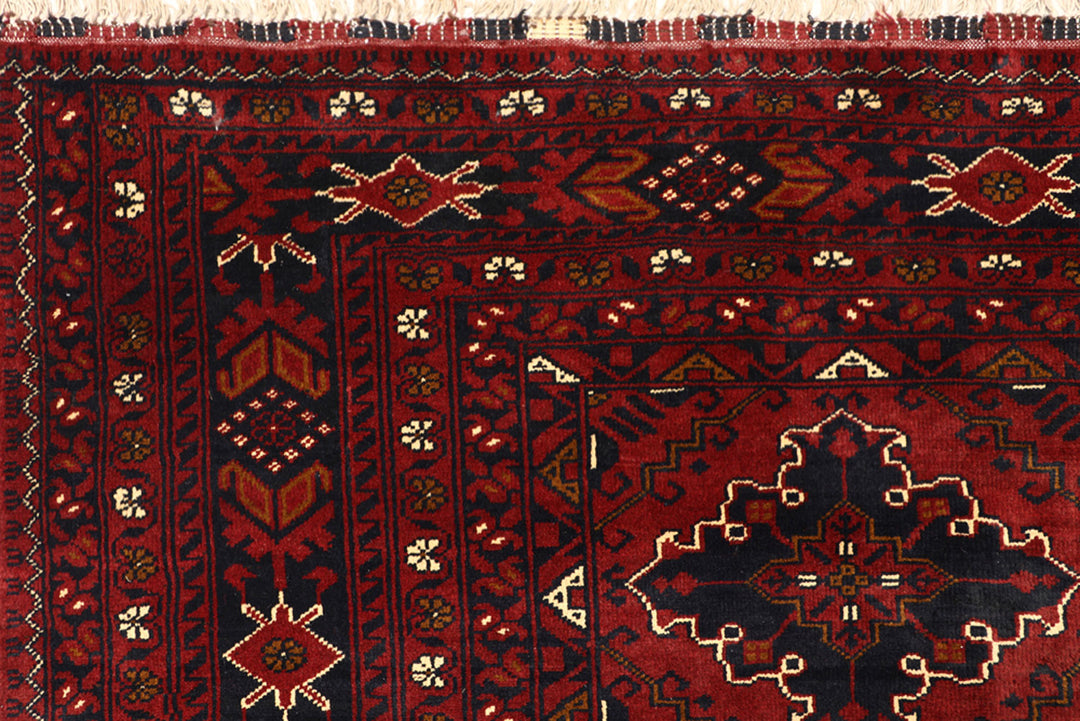 Dark Red Khal Mohammadi 9'  7" x 12'  6" - No. QA49808