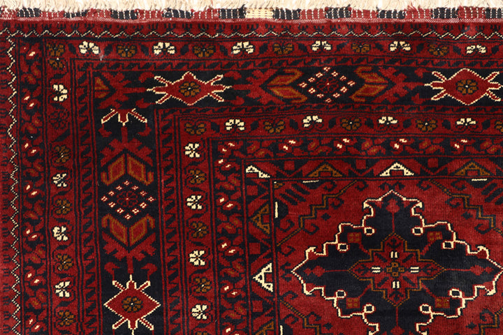 Dark Red Khal Mohammadi 9'  7" x 12'  6" - No. QA49808