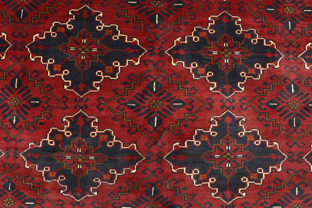 Dark Red Khal Mohammadi 9'  7" x 12'  6" - No. QA49808