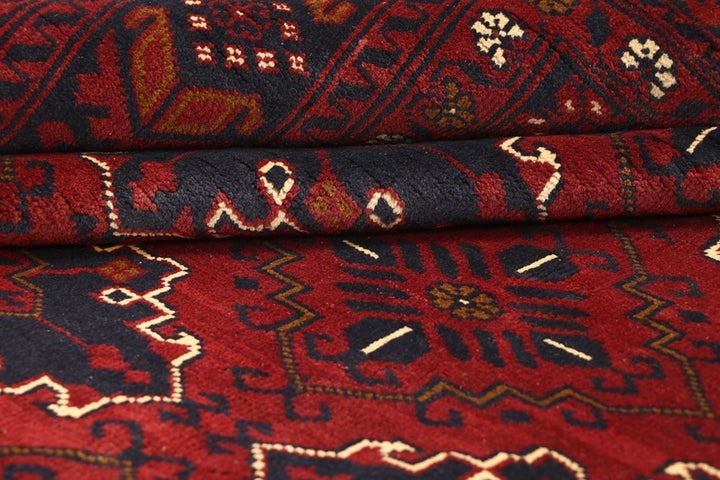 Dark Red Khal Mohammadi 9'  7" x 12'  6" - No. QA49808