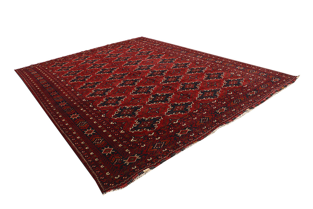 Dark Red Khal Mohammadi 9'  7" x 12'  6" - No. QA49808