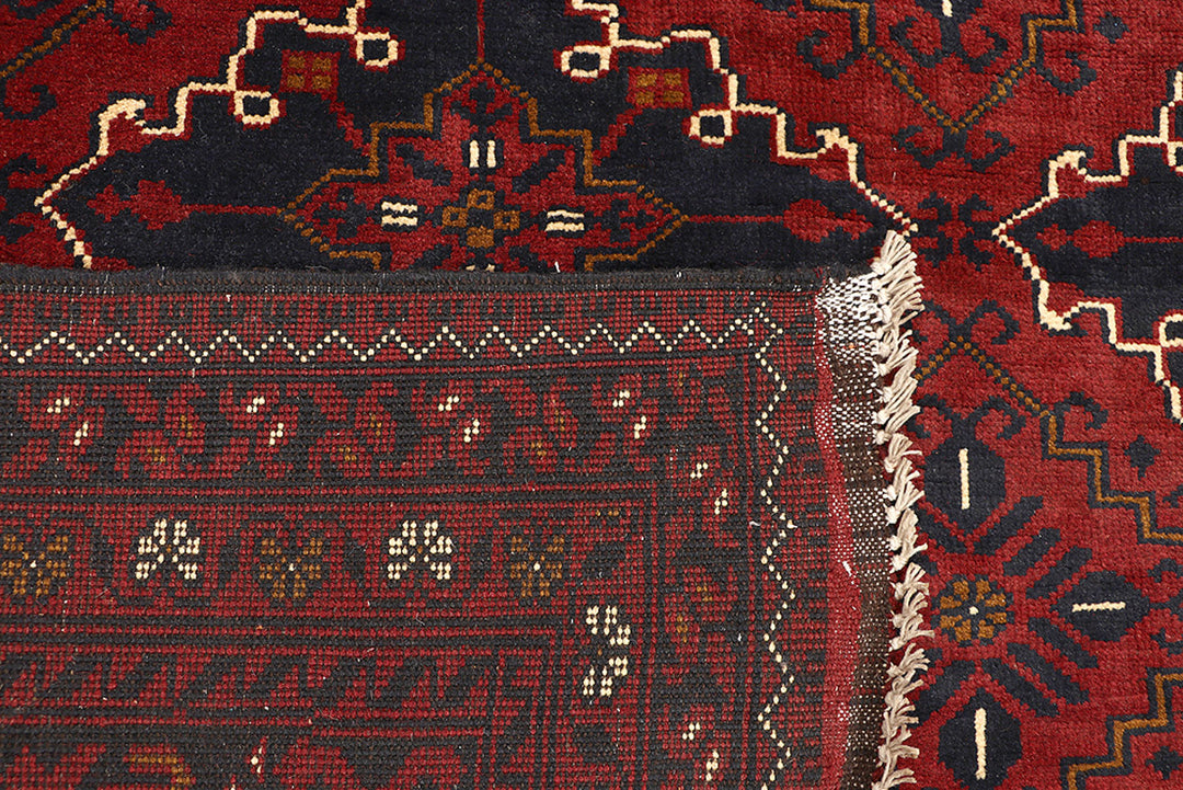 Dark Red Khal Mohammadi 9'  7" x 12'  6" - No. QA49808