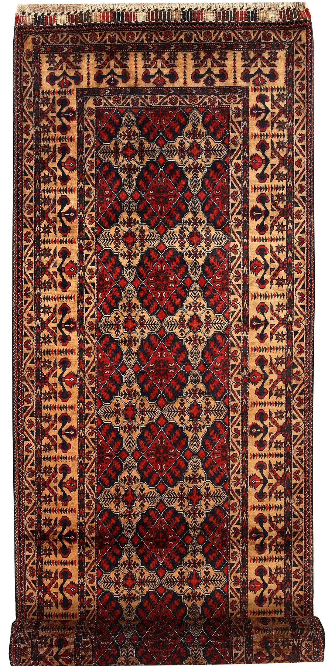Afghan Khal Mohammadi Rug 2' 9 x 9' 9 Hand-Knotted