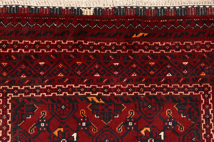 Dark Red Khal Mohammadi 2' 9 x 9' 5 - No. 69476