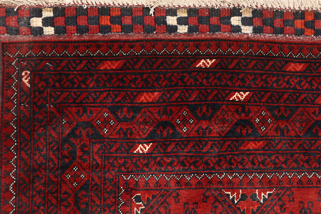 Dark Red Khal Mohammadi 2' 9 x 9' 5 - No. 69480