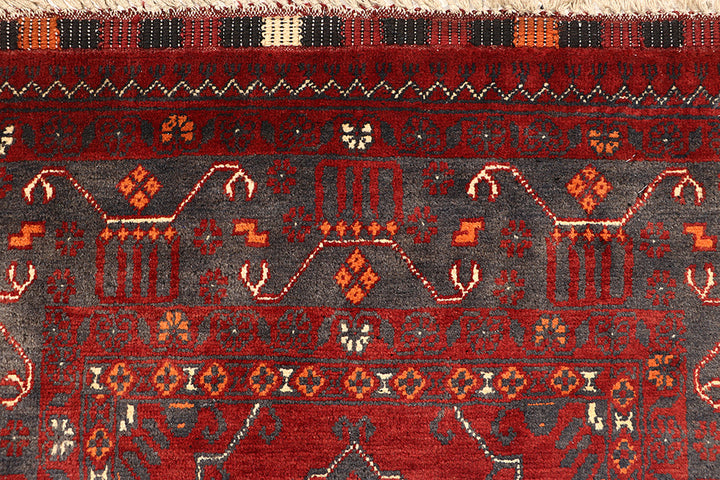 Maroon Khal Mohammadi 2'  11" x 9'  4" - No. QA32462