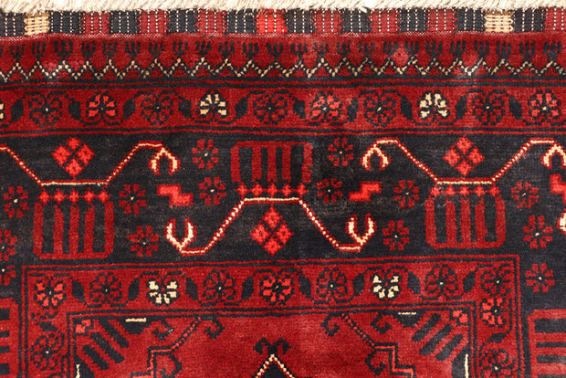 Dark Red Khal Mohammadi 2'  11" x 9'  5" - No. QA54811