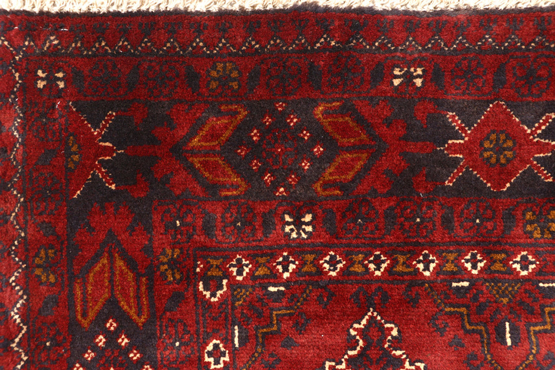 Dark Red Khal Mohammadi 3' 1 x 6' 4 - No. 69503