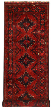Dark Red Khal Mohammadi 3' x 9' 6 - No. 69511