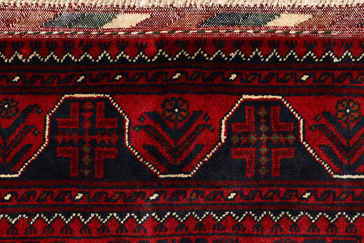 Dark Red Khal Mohammadi 2'  9" x 13' " - No. QA11851