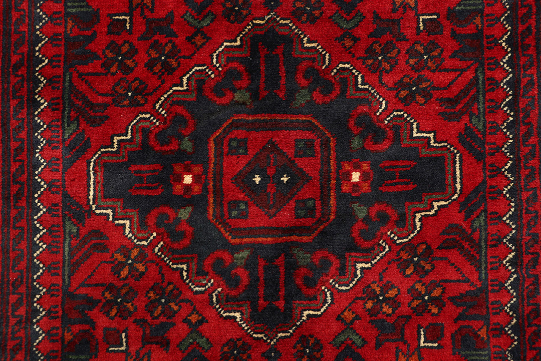 Dark Red Khal Mohammadi 2' 7 x 6' 4 - No. 69571