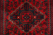 Dark Red Khal Mohammadi 2'  7" x 6'  4" - No. QA14411
