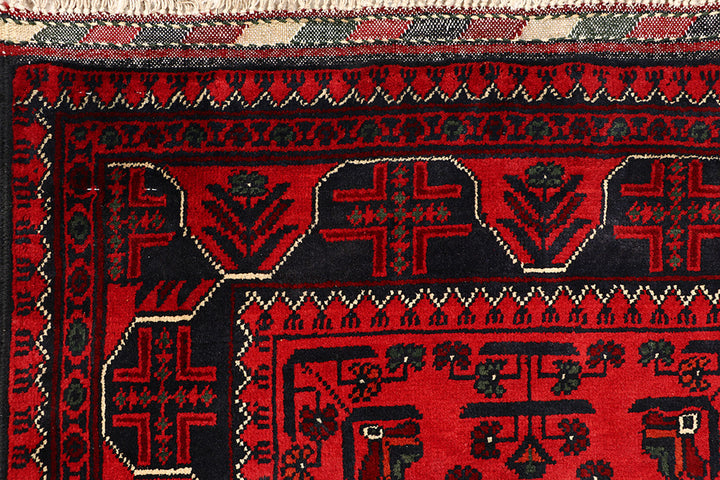 Dark Red Khal Mohammadi 2'  7" x 9'  7" - No. QA54852