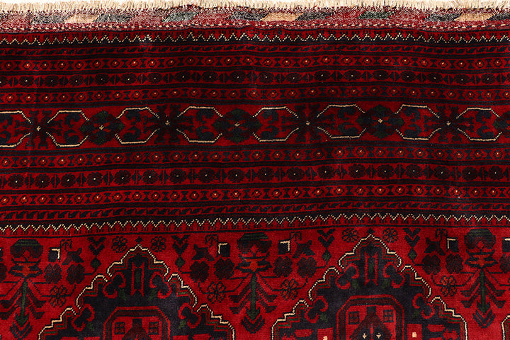 Dark Red Khal Mohammadi 8'  2" x 11'  1" - No. QA61539
