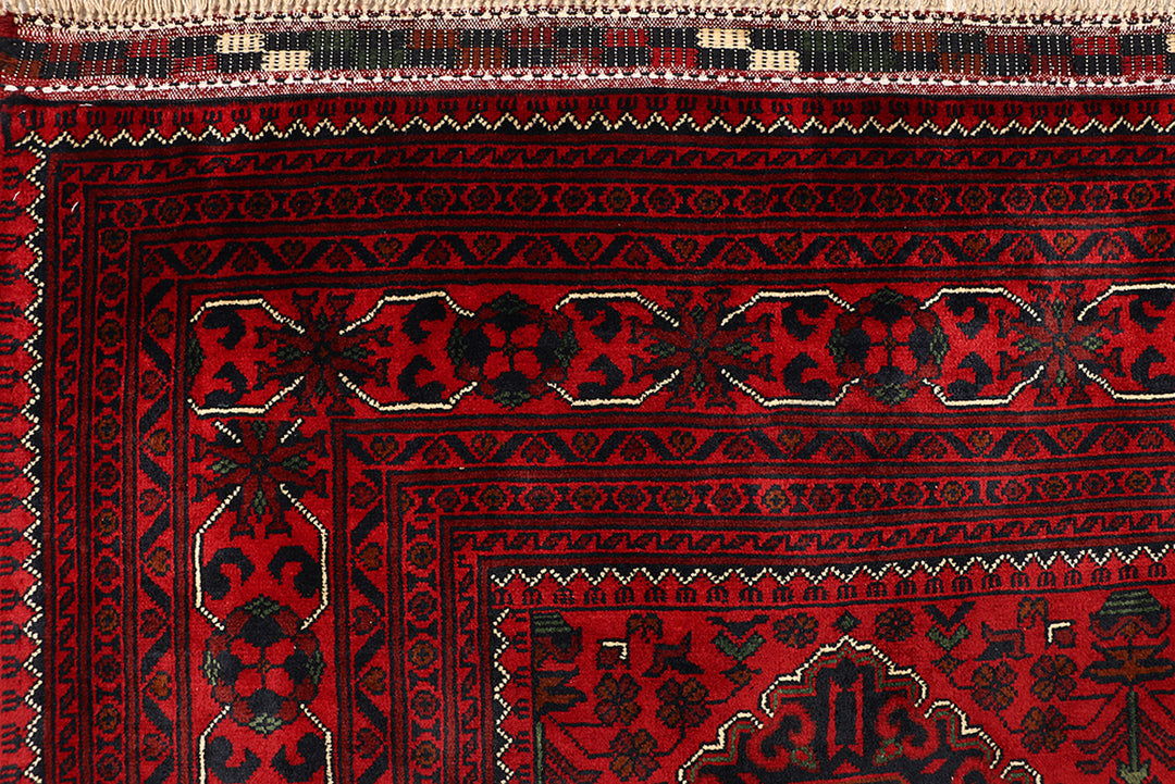 Dark Red Khal Mohammadi 6' 4 x 9' 6 - No. 69589