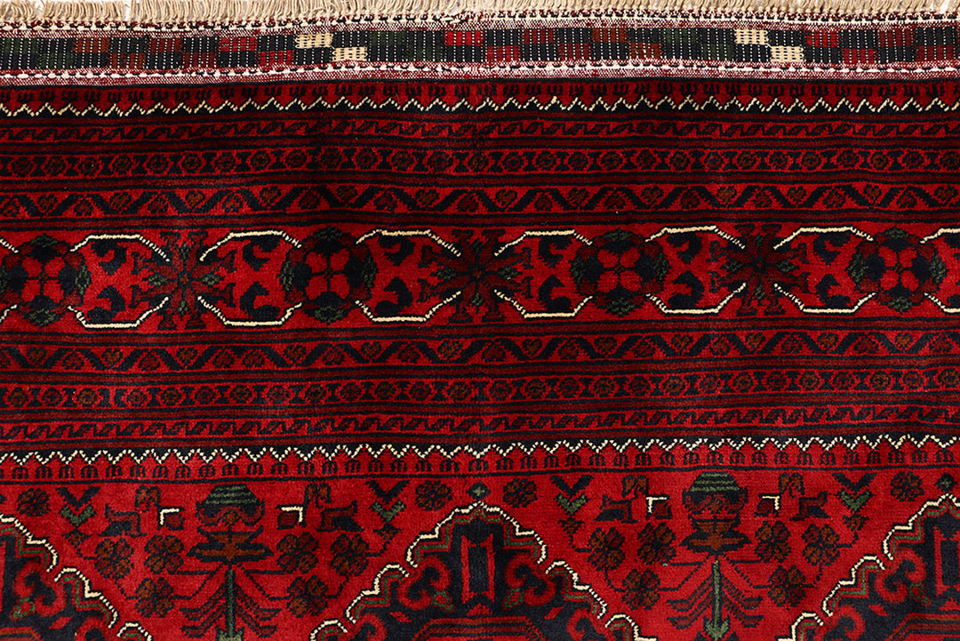 Dark Red Khal Mohammadi 6' 4 x 9' 6 - No. 69589