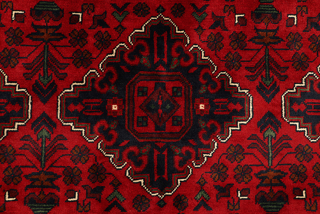 Dark Red Khal Mohammadi 6' 4 x 9' 6 - No. 69589