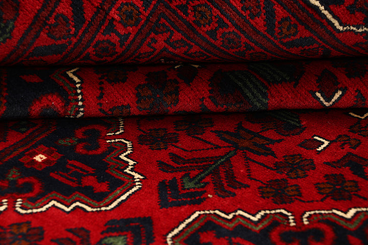 Dark Red Khal Mohammadi 6' 4 x 9' 6 - No. 69589