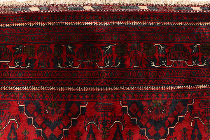 Dark Red Khal Mohammadi 6'  4" x 9'  4" - No. QA27174