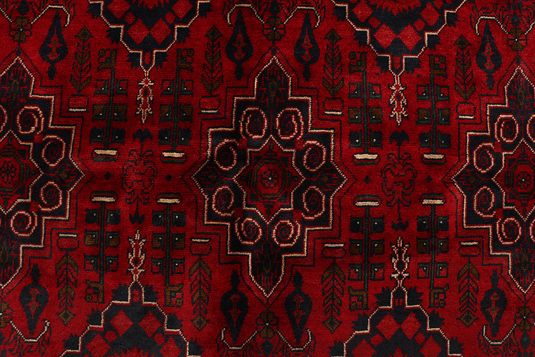 Dark Red Khal Mohammadi 6' 4 x 9' 4 - No. 69590