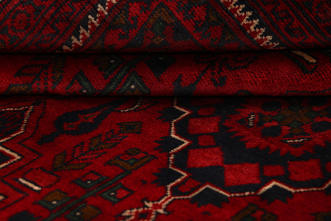 Dark Red Khal Mohammadi 6'  4" x 9'  4" - No. QA27174