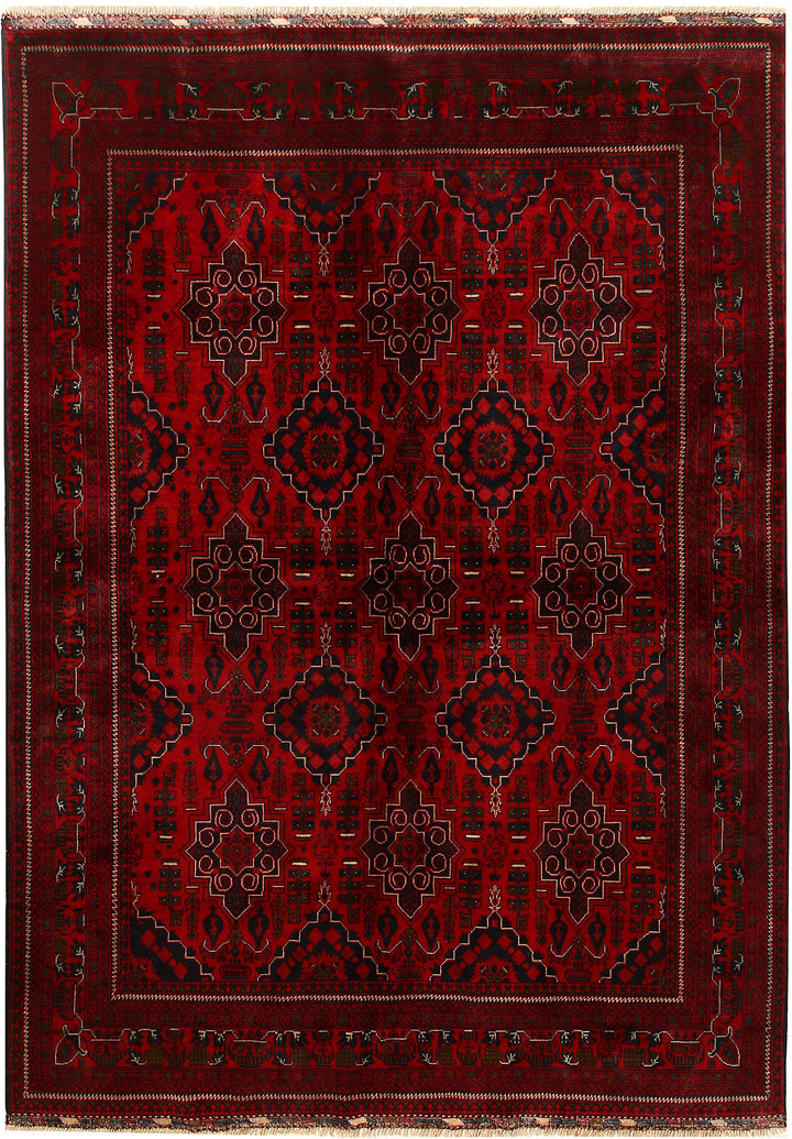 Dark Red Khal Mohammadi 6' 4 x 9' 4 - No. 69590