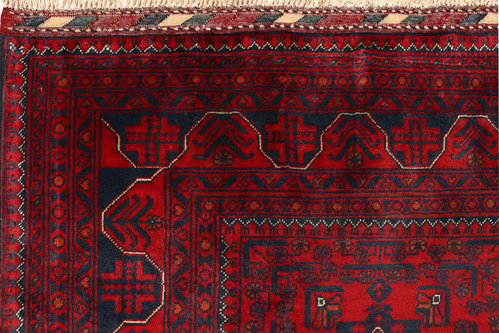 Dark Red Khal Mohammadi 6'  6" x 9'  7" - No. QA34130