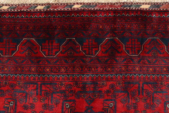 Dark Red Khal Mohammadi 6'  6" x 9'  7" - No. QA34130